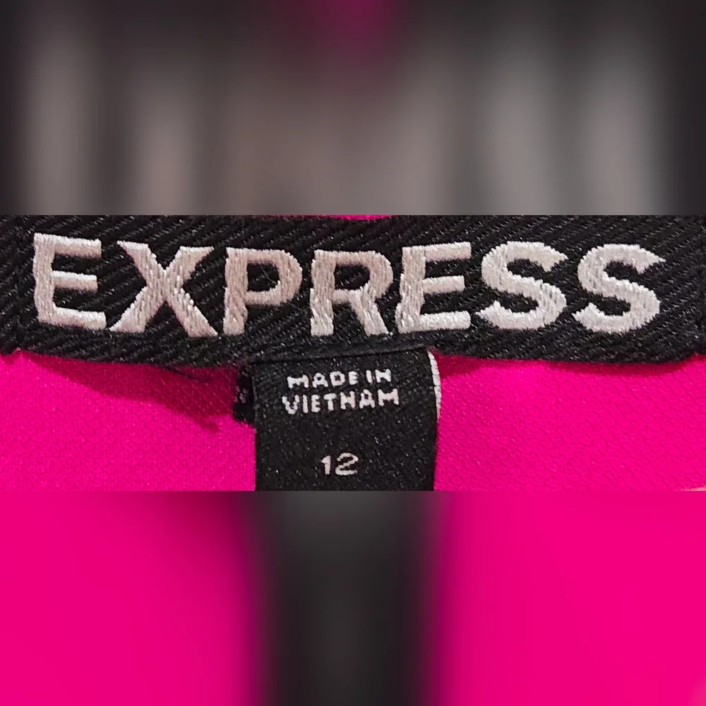 Express Hot Pink A-Line Mini Skater Skirt - Size 12 NWOT‎